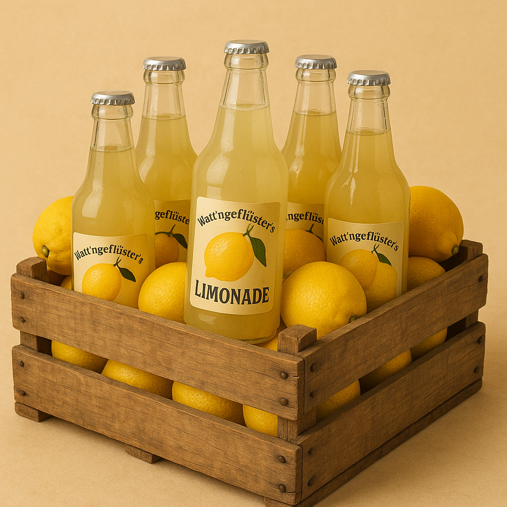 Zitronen Limonade Kiste Wattngeflüster's Limonade