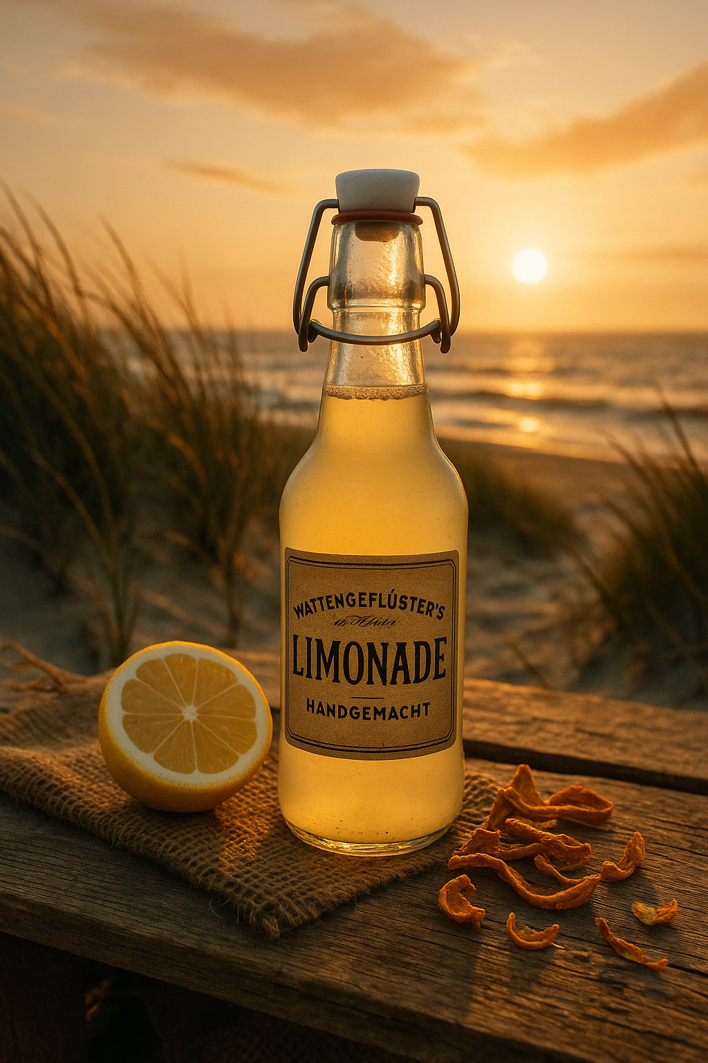 Zitronen Limonade  Kiste Wattngeflüster's Limonade
