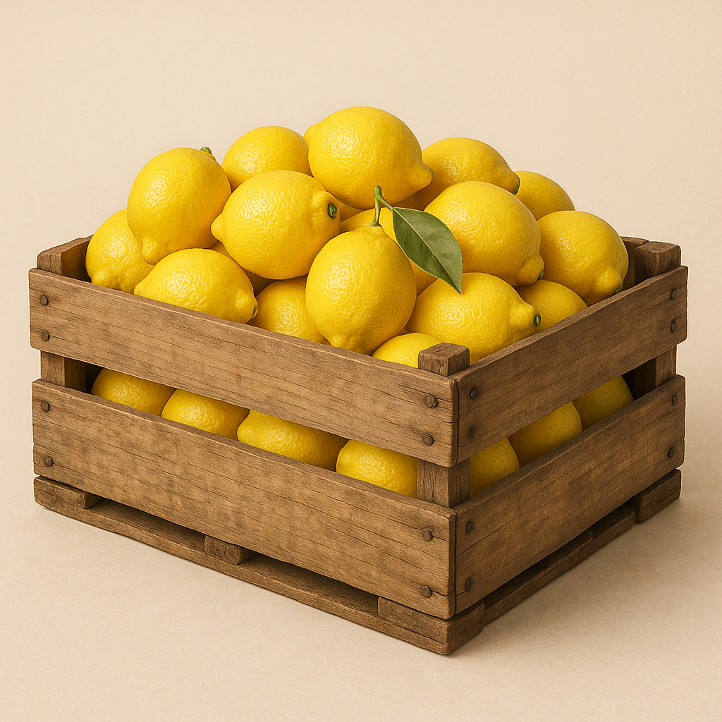 Zitronen Limonade  Kiste Wattngeflüster's Limonade